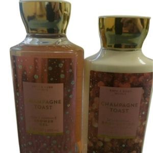 Bath and Body Works Champagne Toast Body Wash and Lotion